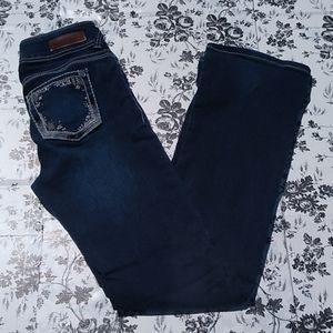 Wall flower bootcut embellished jeans